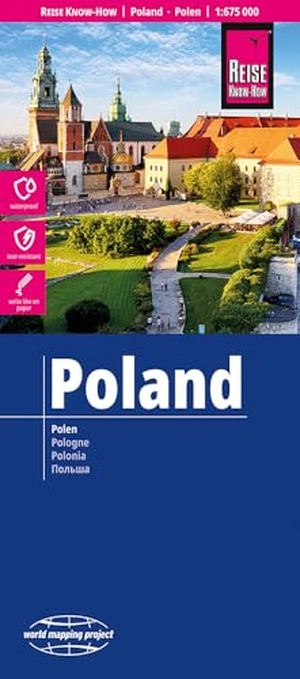 Reise Know-How Landkarte Polen | Poland (1:675.000) - world mapping project. Reise Know-How Rump GmbH, 2026.