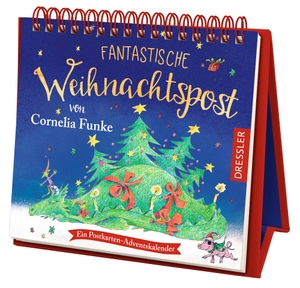 Funke, Cornelia. Fantastische Weihnachtspost von Cornelia Funke - Ein Postkarten-Adventskalender. Dressler, 2022.