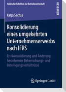 Konsolidierung eines umgekehrten Unternehmenserwerbs nach IFRS