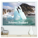 Schönes Svalbard (hochwertiger Premium Wandkalender 2024 DIN A2 quer), Kunstdruck in Hochglanz