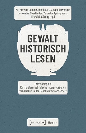 Herzog, Kai / Jonas Kreienbaum et al (Hrsg.). Gewalt historisch lesen - Praxisbeispiele für multiperspektivische Interpretationen von Quellen in der Geschichtswissenschaft. Transcript Verlag, 2026.
