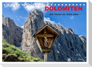 Dolomiten - dem Himmel ein Stück näher (Tischkalender 2025 DIN A5 quer), CALVENDO Monatskalender