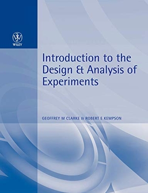 Clarke. Introduction to the Design and Analysis. John Wiley & Sons, 2010.