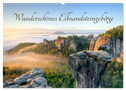Wunderschönes Elbsandsteingebirge (Wandkalender 2025 DIN A2 quer), CALVENDO Monatskalender