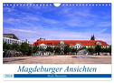 Magdeburger Ansichten (Wandkalender 2024 DIN A4 quer), CALVENDO Monatskalender