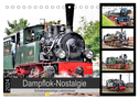Dampflok-Nostalgie - 2024 schwergewichtige Lokomotiven (Tischkalender 2024 DIN A5 quer), CALVENDO Monatskalender