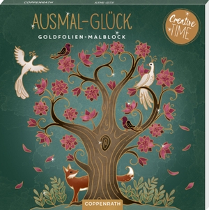 Ausmal-Glück - Goldfolien-Malblock. Coppenrath, 2026.