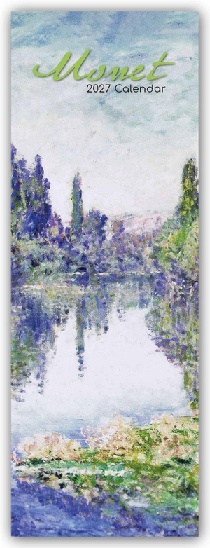 Gifted Stationery Co. Ltd. Monet - Claude Monet - Slimline-Kalender 2027 - Original Gifted Stationery Kalender - Slimline [Mehrsprachig] [Kalender]. Browntrout Verlags GmbH, 2026.