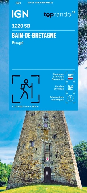 1220SB Bain de Bretagne - 1:25000. IGN Frankreich, 2026.