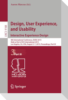Design, User Experience, and Usability: Interactive Experience Design