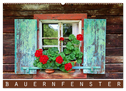 Bauernfenster (Wandkalender 2024 DIN A2 quer), CALVENDO Monatskalender