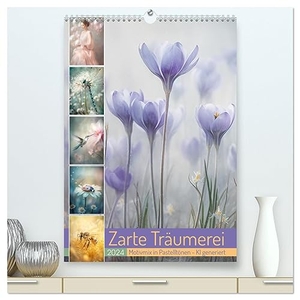 Illgen, Cathrin. Zarte Träumerei (hochwertiger Premium Wandkalender 2024 DIN A2 hoch), Kunstdruck in Hochglanz - Verträumte Aquarelle in Pastellfarben - KI generiert. Calvendo, 2023.