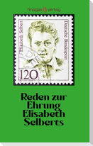 Reden zur Ehrung Elisabeth Selberts