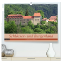 Schlösser- und Burgenland Thüringen (hochwertiger Premium Wandkalender 2025 DIN A2 quer), Kunstdruck in Hochglanz