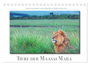 Tiere der Maasai Mara (Tischkalender 2025 DIN A5 quer), CALVENDO Monatskalender