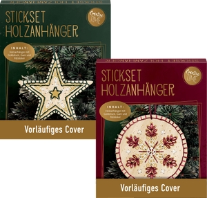 Stickset Holzanhänger - Eiskristall / Stern. Coppenrath, 2026.