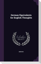 German Equivalents for English Thoughts