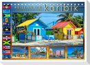 Reise in die Karibik - von den Bahamas bis Aruba (Tischkalender 2024 DIN A5 quer), CALVENDO Monatskalender