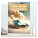 Autorennen durch die Wüste (hochwertiger Premium Wandkalender 2024 DIN A2 hoch), Kunstdruck in Hochglanz
