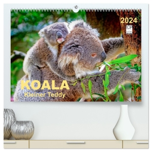 Roder, Peter. Koala - kleiner Teddy (hochwertiger Premium Wandkalender 2024 DIN A2 quer), Kunstdruck in Hochglanz - Koalas - süße kleine Teddybären. Calvendo, 2023.
