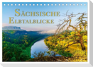 Sächsische Elbtalblicke (Tischkalender 2025 DIN A5 quer), CALVENDO Monatskalender
