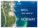 Bird's eye view of Norway (Wall Calendar 2025 DIN A4 landscape), CALVENDO 12 Month Wall Calendar