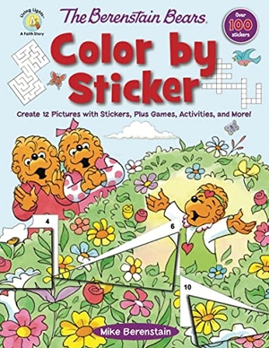 Berenstain, Mike. The Berenstain Bears Color by Sticker - Create 12 Pictures with Stickers, Plus Games, Activities, and More!. Zonderkidz, 2023.