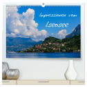 Impressionen vom Iseosee (hochwertiger Premium Wandkalender 2025 DIN A2 quer), Kunstdruck in Hochglanz