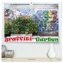 GRAFFITI GARTEN (hochwertiger Premium Wandkalender 2024 DIN A2 quer), Kunstdruck in Hochglanz