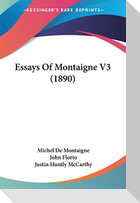 Essays Of Montaigne V3 (1890)