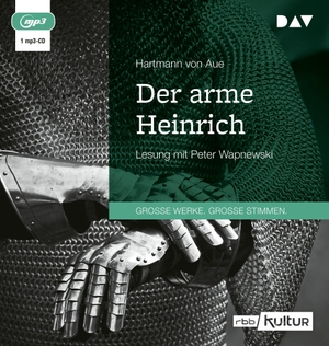 Hartmann von Aue. Der arme Heinrich - Lesung mit Peter Wapnewski. Audio Verlag Der GmbH, 2023.