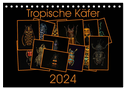Tropische Käfer (Tischkalender 2024 DIN A5 quer), CALVENDO Monatskalender