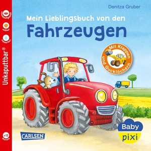 Baby Pixi (unkaputtbar) 68: Mein Lieblingsbuch von den Fahrzeugen - Ein Baby-Buch mit Klappen und Gucklöchern ab 1 Jahr. Carlsen Verlag GmbH, 2018.