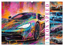 Neon Speed (Wandkalender 2024 DIN A2 quer), CALVENDO Monatskalender