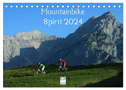Mountainbike Spirit 2024 (Tischkalender 2024 DIN A5 quer), CALVENDO Monatskalender