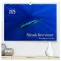 Pilotwale Unterwasser - Globicephala macrorhynchus (hochwertiger Premium Wandkalender 2025 DIN A2 quer), Kunstdruck in Hochglanz