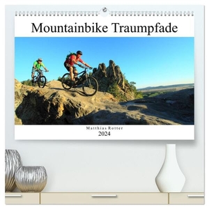 Rotter, Matthias. Mountainbike Traumpfade (hochwertiger Premium Wandkalender 2024 DIN A2 quer), Kunstdruck in Hochglanz - 12 spannende Mountainbike Motive. Calvendo, 2023.