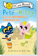 Pete the Kitty and the Mermaid's Sandcastle