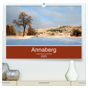 Annaberg - Hauptstadt des Erzgebirges (hochwertiger Premium Wandkalender 2025 DIN A2 quer), Kunstdruck in Hochglanz