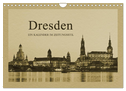 Dresden - Ein Kalender im Zeitungsstil (Wandkalender 2025 DIN A4 quer), CALVENDO Monatskalender