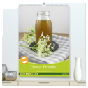 Detox Drinks! Gesund und lecker (hochwertiger Premium Wandkalender 2025 DIN A2 hoch), Kunstdruck in Hochglanz