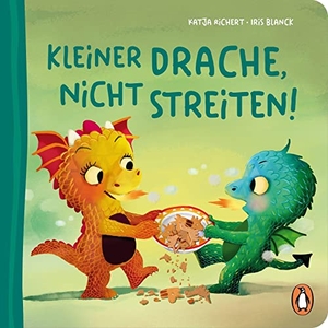 Richert, Katja. Kleiner Drache, nicht streiten! - Pappbilderbuch mit Sonderausstattung für Kinder ab 2 Jahren. Penguin junior, 2022.
