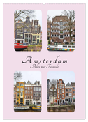 Amsterdam - Alles nur Fassade (Wandkalender 2025 DIN A2 hoch), CALVENDO Monatskalender