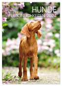 Hundepersönlichkeiten (Wandkalender 2024 DIN A2 hoch), CALVENDO Monatskalender