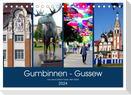 Gumbinnen - Gussew. Das neue Gesicht einer alten Stadt (Tischkalender 2024 DIN A5 quer), CALVENDO Monatskalender