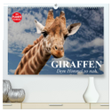 Giraffen. Dem Himmel so nah (hochwertiger Premium Wandkalender 2024 DIN A2 quer), Kunstdruck in Hochglanz