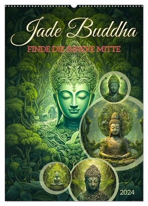 Meutzner, Dirk. Jade Buddha - Finde die innere Mitte (Wandkalender 2024 DIN A2 hoch), CALVENDO Monatskalender - Entdecke die Schönheit und Harmonie des Lebens mit unseren atemberaubenden Jade Buddhas.. Calvendo, 2023.