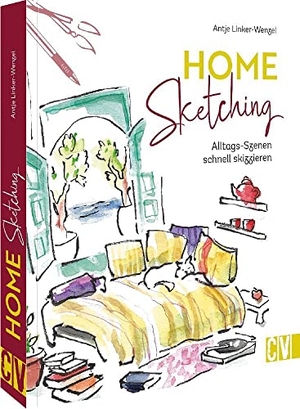 Linker-Wenzel, Antje. Home Sketching - Alltags-Szenen schnell skizzieren. Christophorus Verlag, 2022.