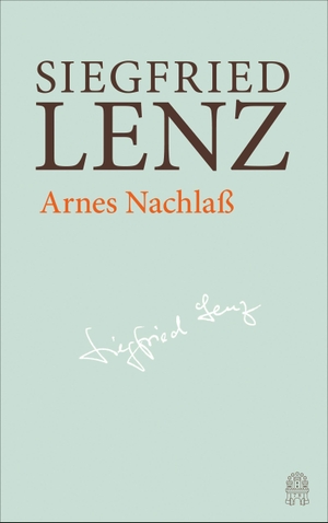 Lenz, Siegfried. Arnes Nachlaß - Hamburger Ausgabe Bd. 14. Hoffmann und Campe Verlag, 2024.