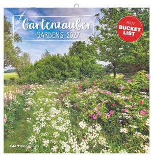 Neumann Verlage GmbH & Co KG (Hrsg.). Gartenzauber 2027 - Wandkalender 30x30 cm (30x60 cm geöffnet) mit Notizkalendarium, 12 Gartenmotiven und Bucket-List. Neumann Verlage GmbH & Co, 2026.